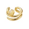 Miouzimeo Cubic Zirconia Nail Ear Cuff Non-Piercing Cartilage Earring