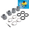 Type B Hose Adapter with Collar Replacement for Intex FIT
