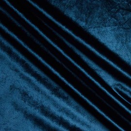 Royal Velvet Indigo, Fabric by the Yard