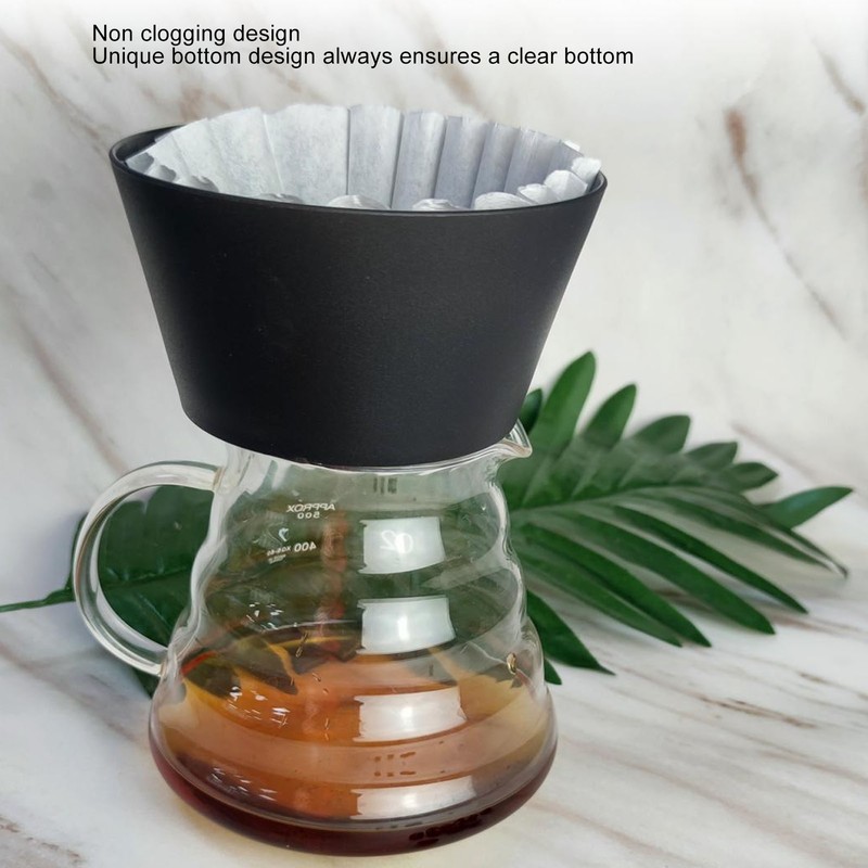 Pour Over Coffee Dripper 40‑60g Large Capacity Reusable Manual Drip