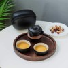 Portable Travel Ceramic Tea Set Chinese Kung Fu Teapot with