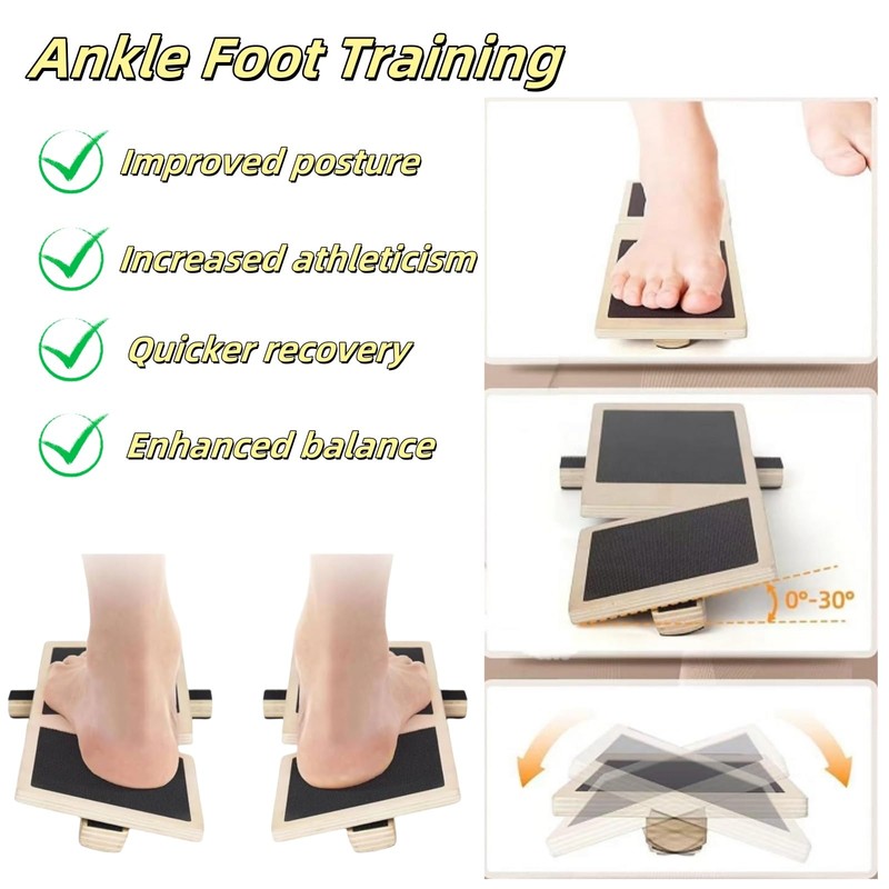 Ankle Balancing Board, Ankle Strengthener Set Single Foot Balancing Board