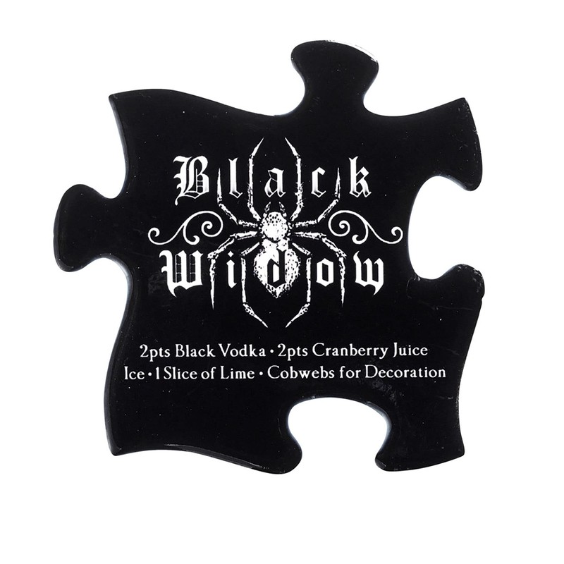 Alchemy Gothic CJ1 Puzzle Gothic Ceramic Coasters (Set of 4)