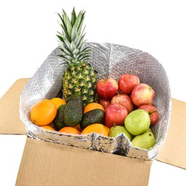 Gourmet Mixed Fruit Pack (15 Lbs) with - 1 Pineapple, 4 Avocado, 12 Apple, 12 Orange, 6 Pear (35 Pieces)