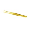 Tereche Gold Stainless Steel Precision Kitchen Culinary Tweezer Tongs with