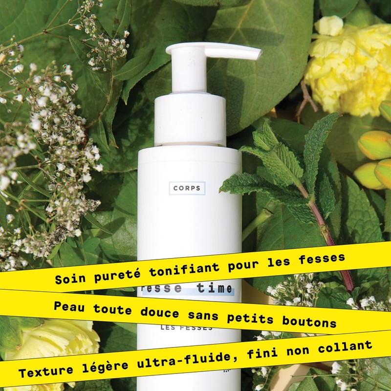Care for the buttocks, invigorating cleansing care, Fesse Time, effective