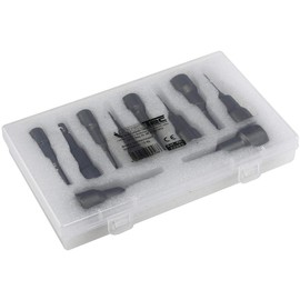 ChiliTec Socket Spanner Bit Set 10 Pieces with Magnetic Holder I 10 Sizes 6, 7, 8, 9, 10, 11, 12, 13, 14, 15 mm I Strong Hold I Hex Bit I Chrome Vanadium