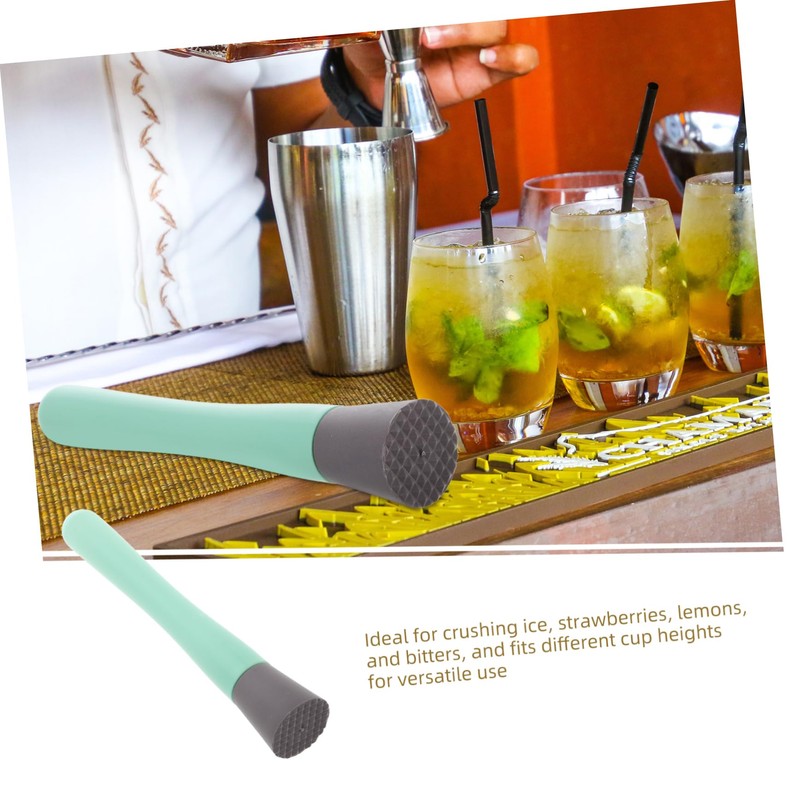 GRIRIW Compatible Ice Bricks Breaker Muddler Set for Fruit Muddler