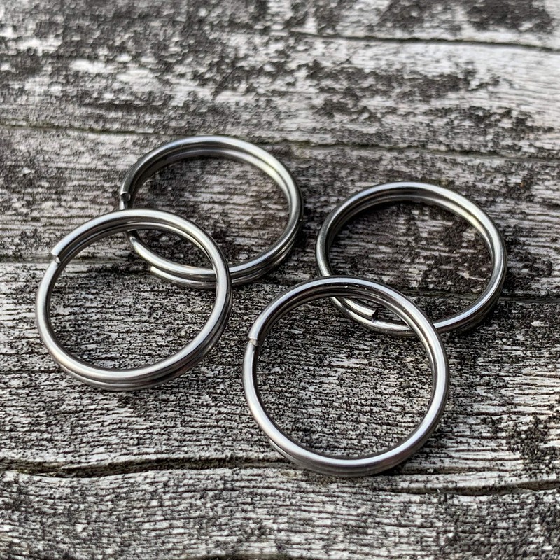 CLAN Titanium Alloy Ring Set, Lightweight, Strong, Rust Free Ring,