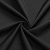 Quality Table Cloth Fabric Square 140 x 240 cm Black