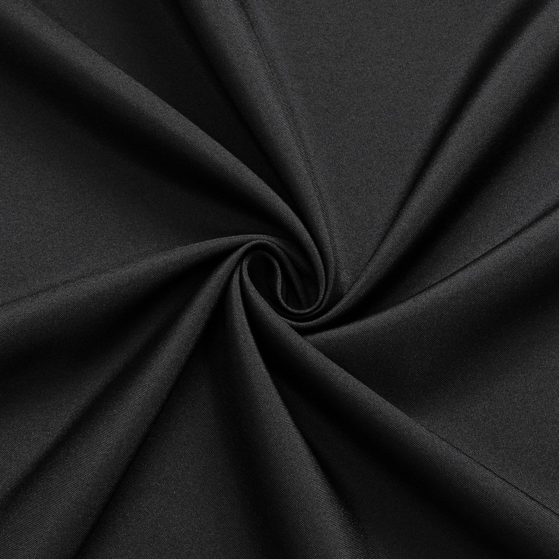 Quality Table Cloth Fabric Square 140 x 240 cm Black