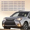 JESYMBX For Subaru Forester 2014-2019 Front bumper Fog Light Bezel