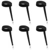 TRKETK 6 Pcs Nylon Ski Glove Leashes with Metal Button