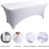 Skyour Stretch Spandex Table Cover 4ft/5ft/6ft/8ft Folding Rectangular Dinner Elastic