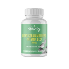 Vitabay Vitamin B12 1000mcg - 360 Vegan & Sublingual Vitamin B12 Tablets - Time-Release Lozenges of Methylcobalamin Active Form with Mixed Berries Flavour - Laboratory Tested