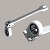 Fxionicon 15 mm Matte Ratchet Spanner, Flexible Head Ratcheting Combination