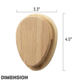 Besuerte Hand Towel Holder Set of 2 - Magic Bathroom Towel Rack- Kitchen Towel Holder - Bathroom Hooks for Towel Adhesive- Peel and Stick Towel Holder for Kitchen, Bathroom, Home Decor, Natural