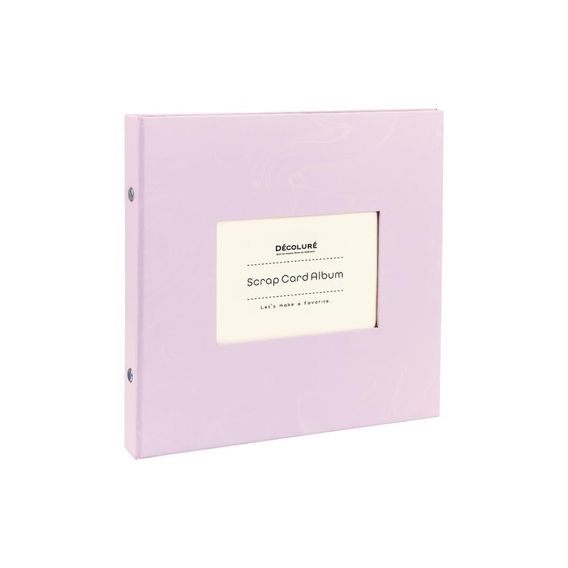 Nakabayashi [DECOLURE (Decorure)] Scrapbook Card Album Binder Style/6-Hole Lavender Violet