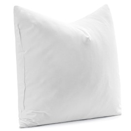 MIULEE Euro Pillow Insert 30x30 Inch, Feather Mix Polycotton with Cotton Fabric Square Decorative Throw Pillows for Couch Bed Sofa