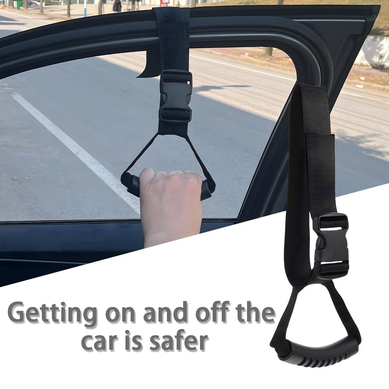 BESULEN 2PCS Car Grab Handle for Elderly Disabled, Adjustable Auto