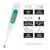 Evolu Waterproof Digital Thermometer - Temperature Measurement in Mouth, Rectal