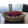 5 Apples in Original Size (7 cm) Made of Felt