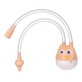 Portabs Aspirador Nasal para Bebé de Silicona Suave | Saca Mocos con Punta en Forma de U | Diseño Antireflujo y Tubo Inclinado Fácil de Usar