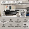ATTACK SHARK X98PRO Wireless Mechanical Keyboard,Multi-Function Knob&TFT Screen,Tri-Mode BT/2.4G Hz/USB-C