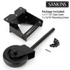 SANKINS Spring Loaded Gate Caster for Wooden Gate PVC Fence,