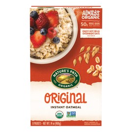 Nature's Path Organic Original Instant Oatmeal, 14 oz (Pack of 6), Non-GMO