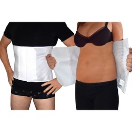 Abdominal Belt for Men and Women, Postpartum and Surgery, Supports Healing and Relieves Back Pain After Pregnancy and Procedures, Adjustable Velcro H 27 1° 70-82