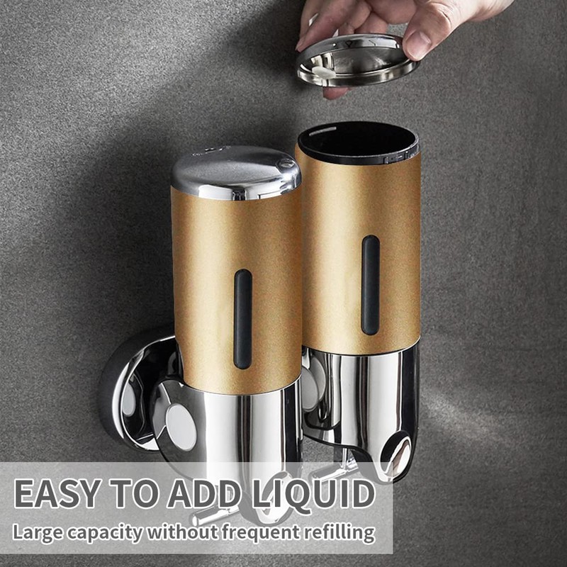 prosfalt 3 in 1 Wall Mounted Bathroom Shower Pump Dispenser