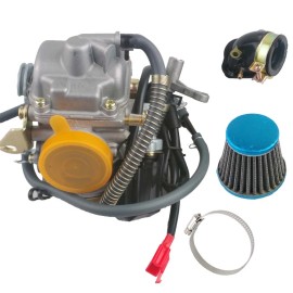 Roketa, Sunl, Baja, Kazuma, Carroll Stream Eagle, Taotao 150cc Carburetor for GY6 4 Stroke Engines Electric Choke Motorcycle Scooter 152