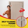 Spring Hinge Door Closer, Fits on Most Door Butt Hinge