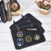 NBEADS 1 Set Tactical Patch Booklet Organizer, Black Flip-Page Patch