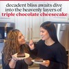 David's Cookies Triple Chocolate Cheesecake 10" - Pre-sliced 14 pcs.