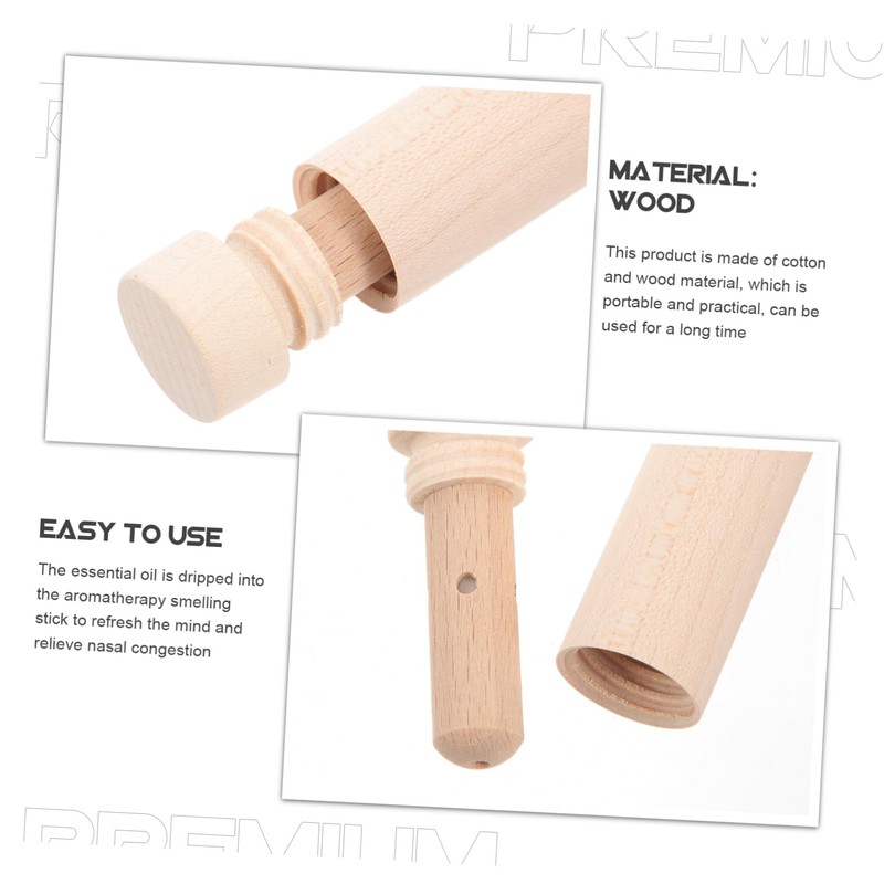 TOVINANNA 4 Sets Essential Oil Nasal Stick Aromatherapy Scent Tube