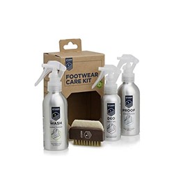 Storm Ultimate Technical Shoe Care Set, 4 Pieces, Cleaning, Care and Waterproofing, Suitable for Leather Shoes, Made in the UK