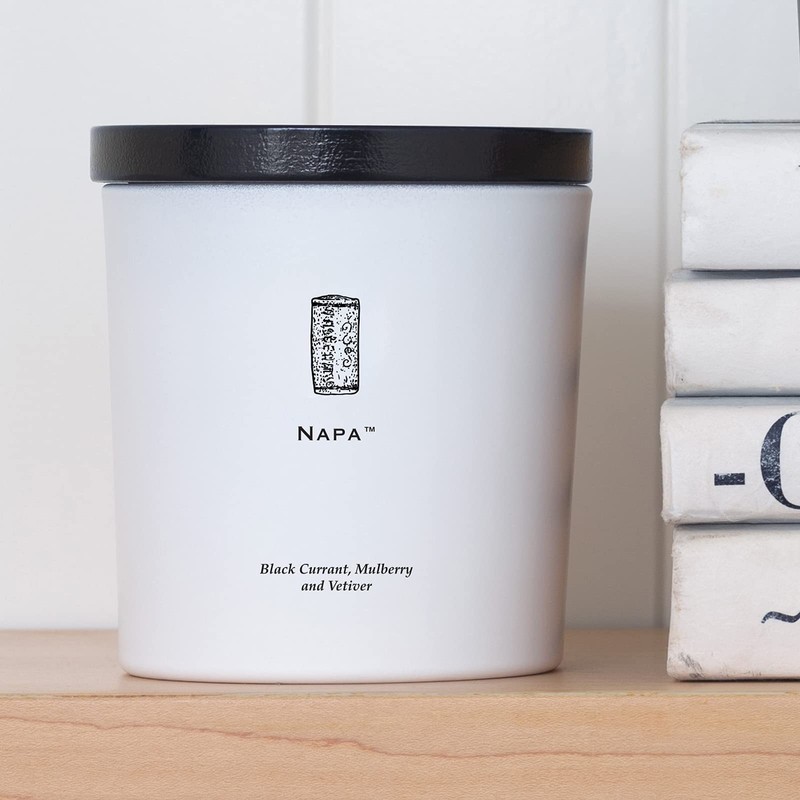 Archipelago Botanicals Napa Luxe Candle, Black Currant, Mulberry and Vetiver