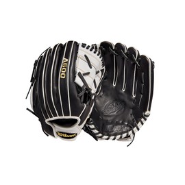 Wilson 2022 A500 Siren 12" Fastpitch Infield Glove - Left Hand Throw, Black/White/Yellow