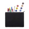 Aspire 6-Pack Black 12oz Cotton Canvas Zipper Bags Pen/Pencil Cases