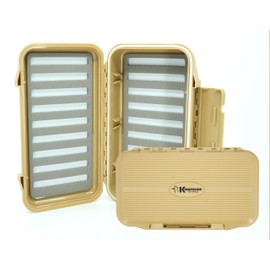Kingfisher Fly Fishing Large Waterproof Fly Box