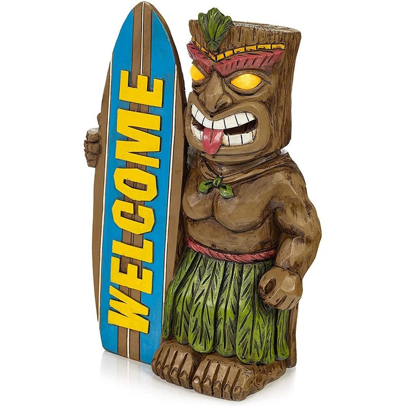 Garden Statue Welcome Sign Surfboard Ornaments for Outdoor Decoration