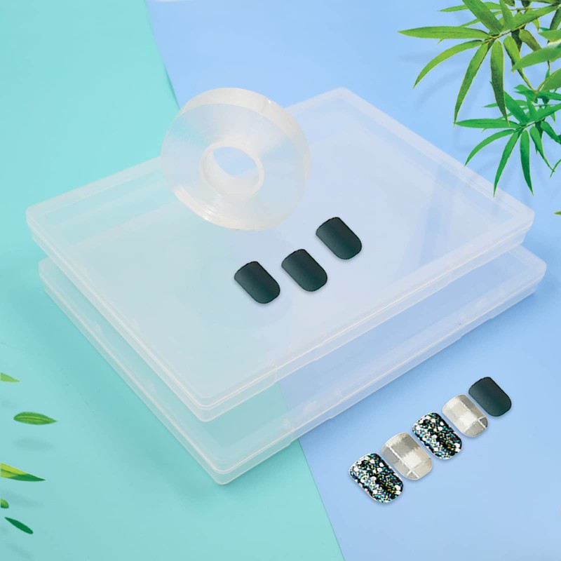 Pack of 2 Storage Boxes for False Nails with 30