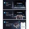ORIA 66W Bluetooth 5.3 FM Transmitter, PD 36W+QC3.0 18W Car
