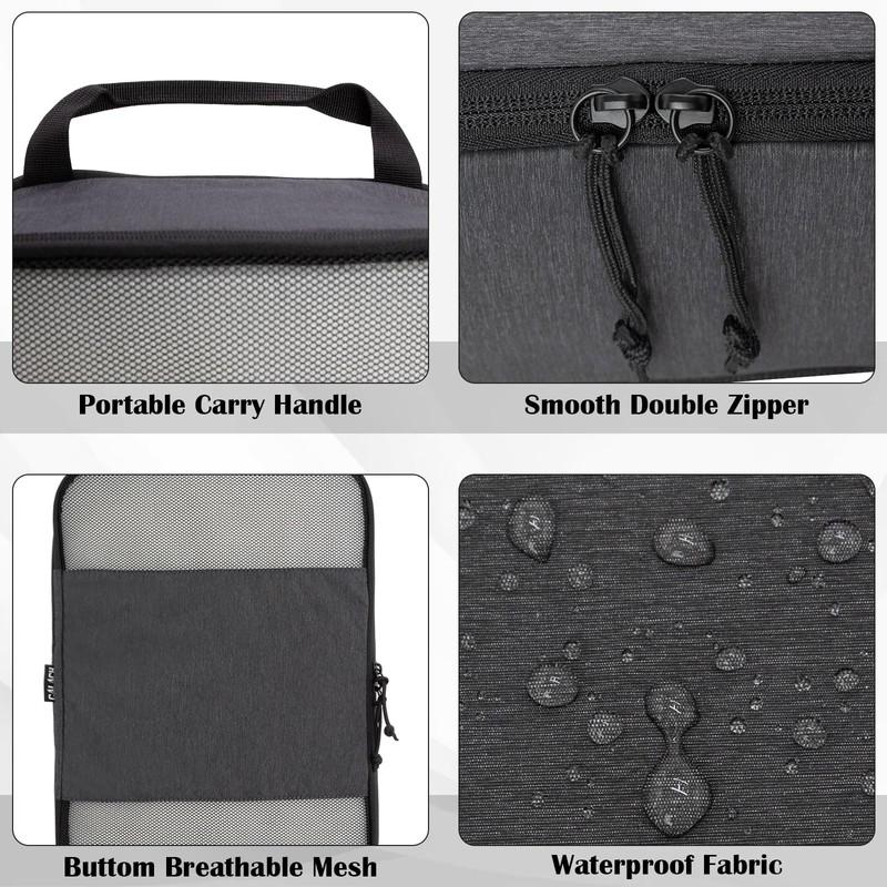 Extra Large Compression Packing Cubes for Travel Essentials, 2 Set