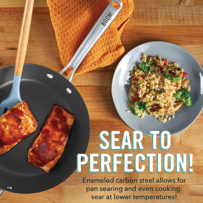 DASH The Fit Cook x 12" Enameled Carbon Steel Fry