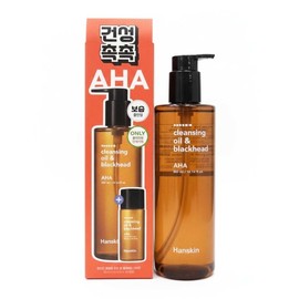 Hanskin Hanskin Cleansing Oil & Blackhead Aha 300ml + 30ml additional gift for dry skin / 한스킨 한스킨클렌징오일&블랙헤드 아하300ml+30ml 추가 증 정 건성피부용