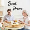 Sinseike Sweet Dreams - Letrero de metal decorativo para pared