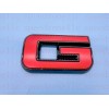 Auto Front & Rear GMC Black Red OVERLAY Emblem Badge